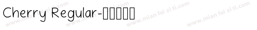 Cherry Regular字体转换